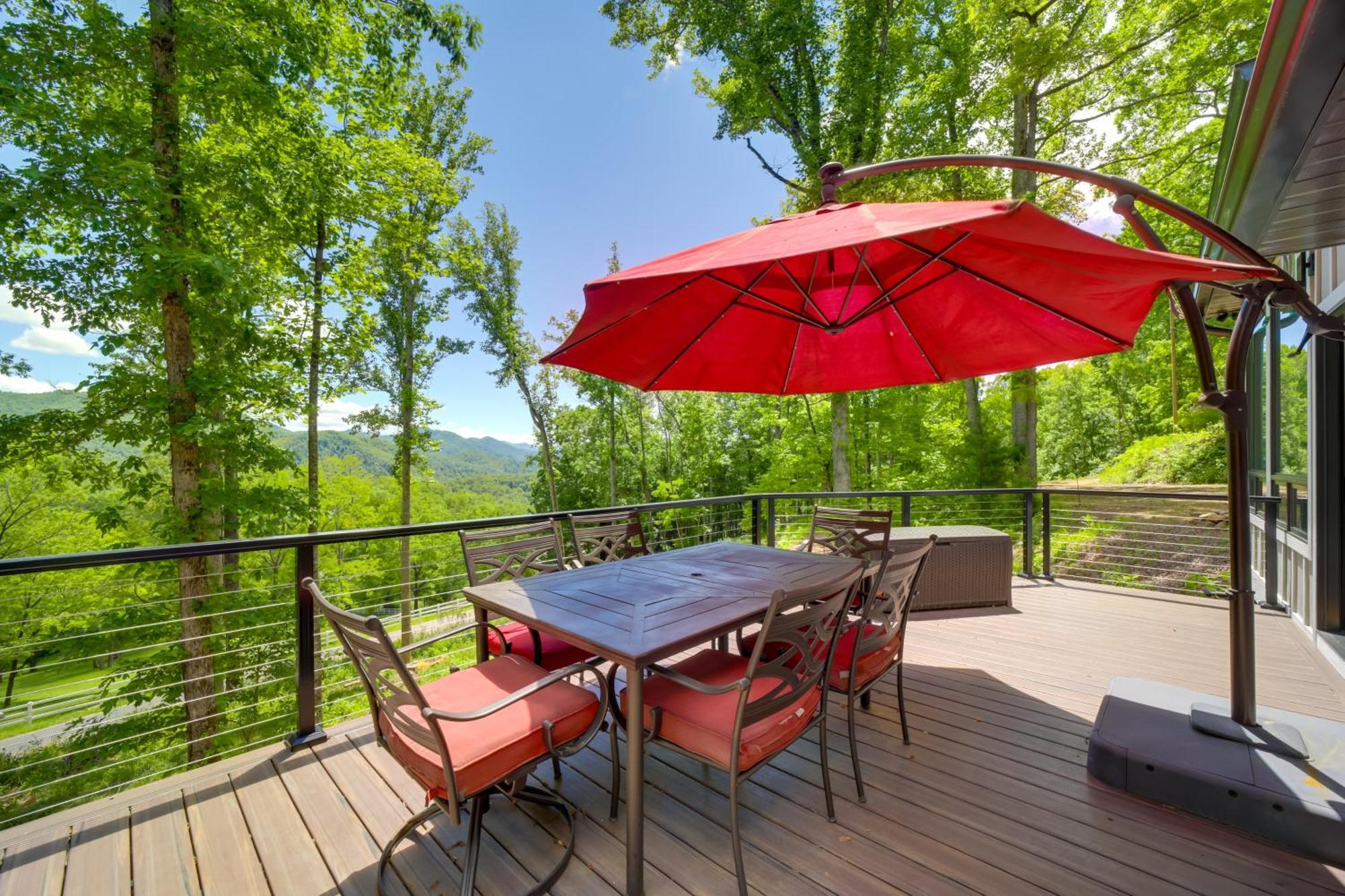 Remote Smoky Mtn Escape With Views And Trail Access! Villa Cullowhee Dış mekan fotoğraf